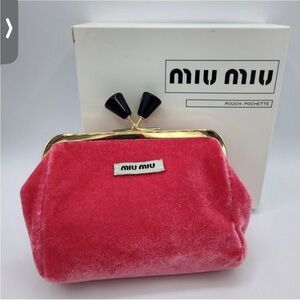 Miu Miu Fuchsia Velvet small Bag